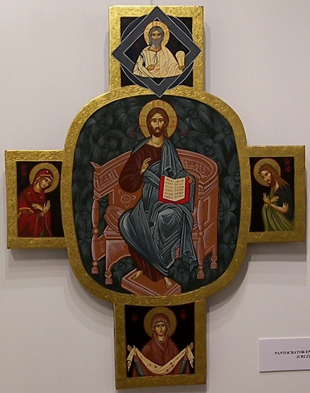 PANTOCRATOR EN ELTRONO(cruz) 78x60 800€