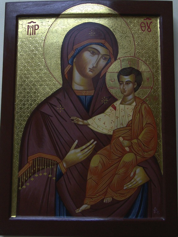 VIRGEN HODIGITRIA 40x30 550€
