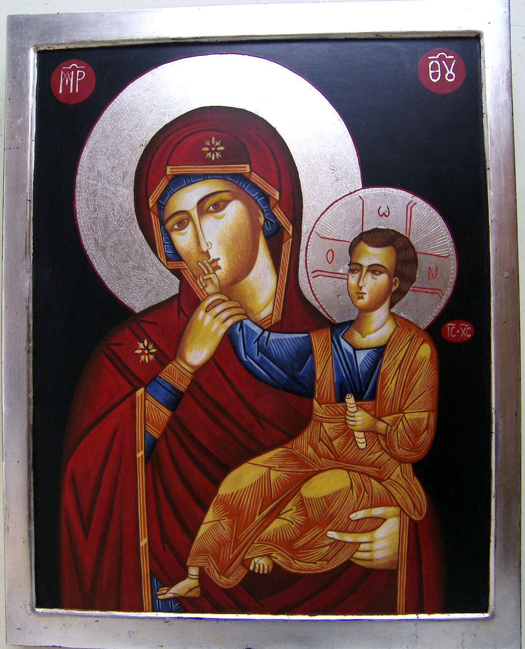 VIRGEN DE LA PASION (PAN DE PLATA)    50 X 40  600 €