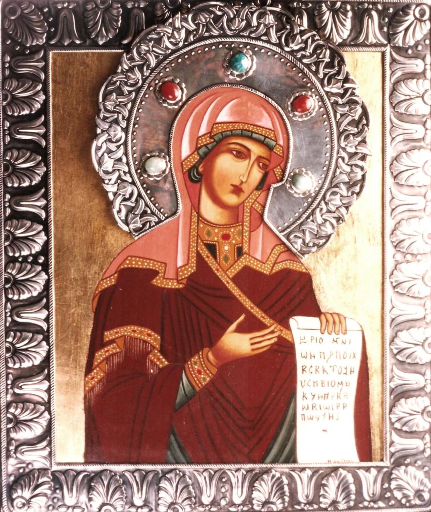 VIRGEN DE LA DEESIS (PLATA DE LEY)   30 X 24    600 €