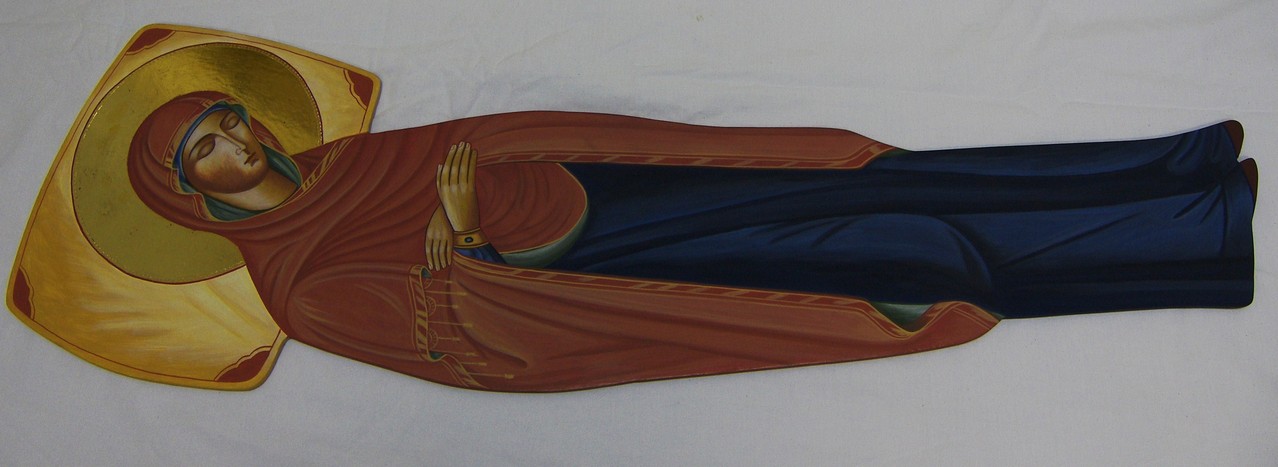 VIRGEN DE LA DORMICION 80 X 25 