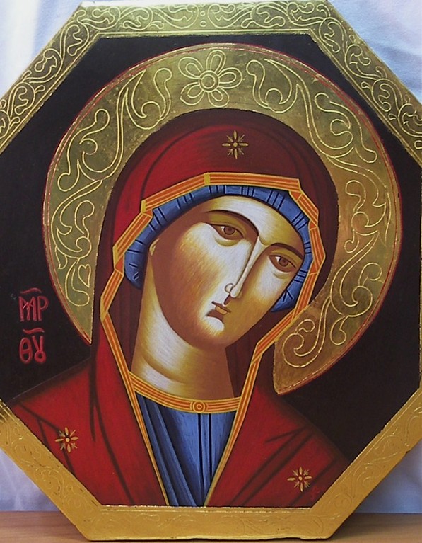VIRGEN HODIGITRIA (DETALLE OCTOGONAL) 37x31 470€