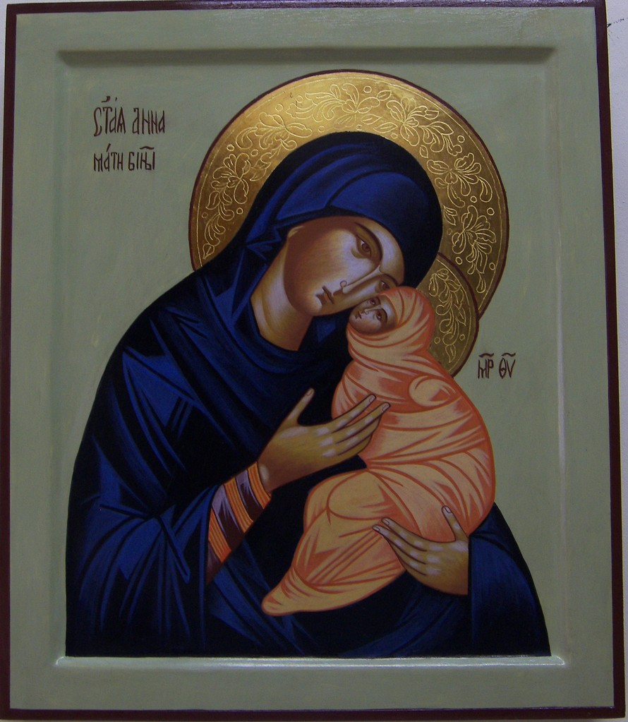 SANTA ANA Y LA VIRGEN  40 X 30   450 €