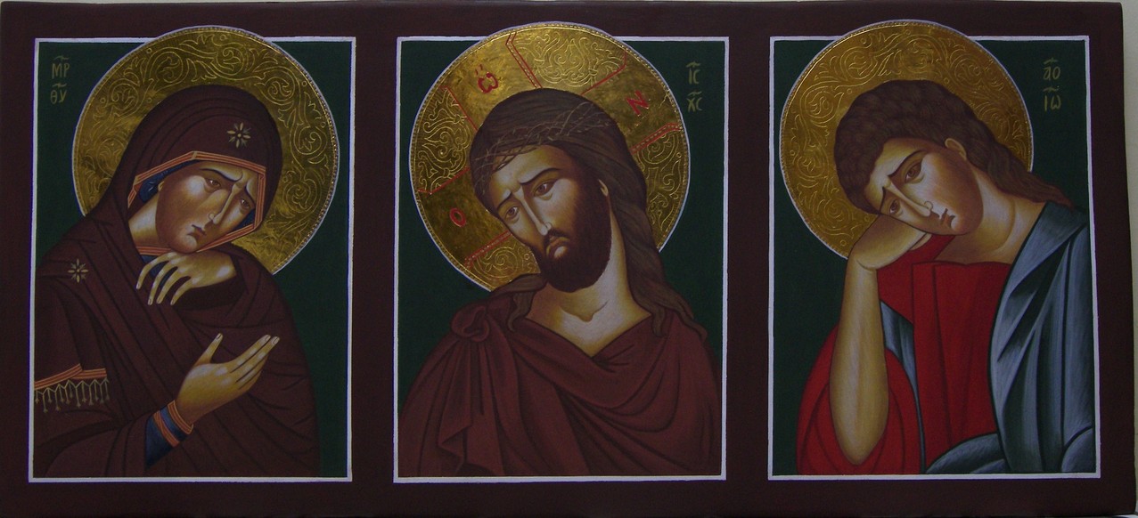 ECCEHOMO, DOLOROSA Y S. JUAN  79 X 46    680 €