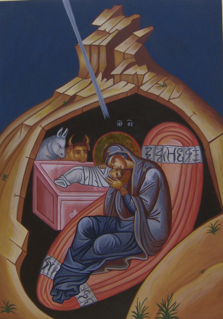 DETALLE DE NATIVIDAD DE CRISTO  35 X 25   370 €