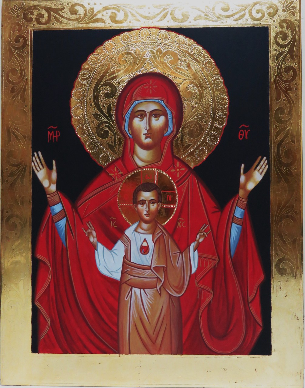 VIRGEN DEL SIGNO  35 X 45   600 €