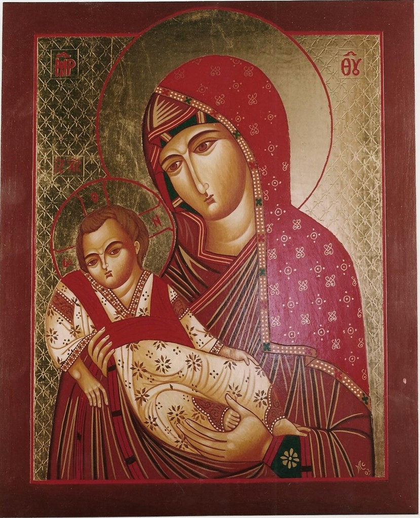 VIRGEN DE KIKOS DEL SINAI   40 X 32    600 €