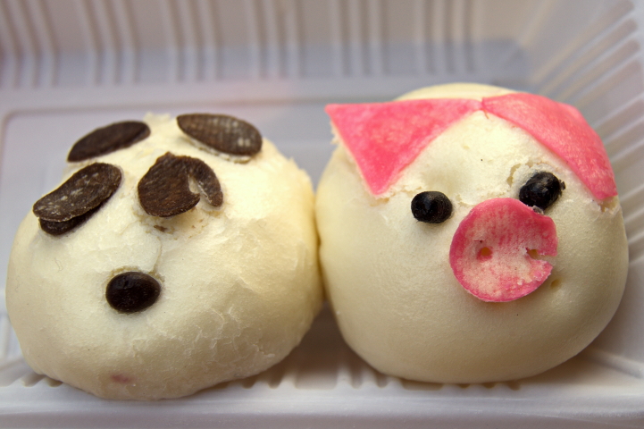 Panda und Schweinchen Dumplings