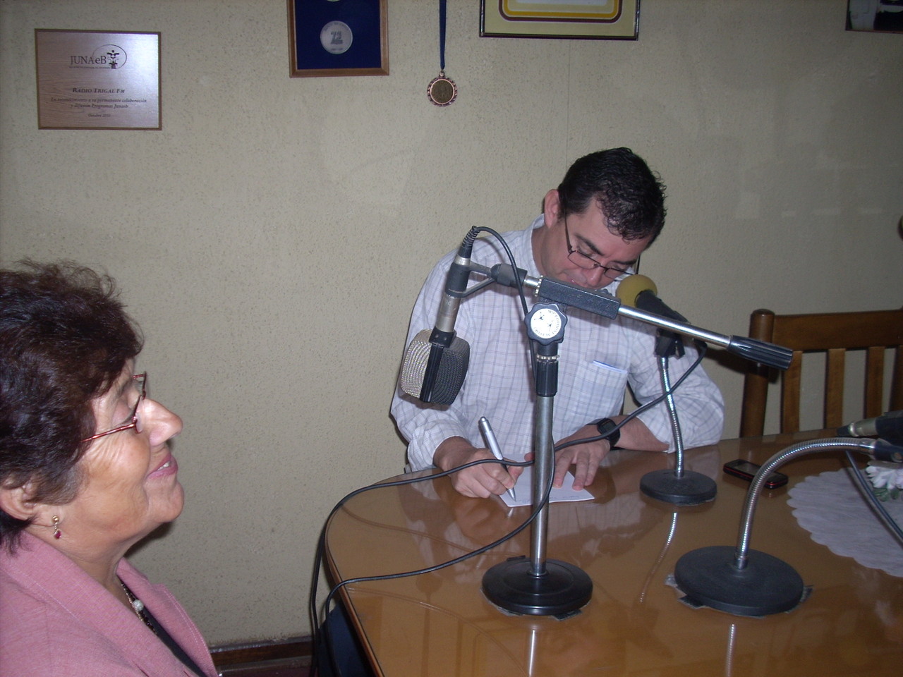 Eglantina en Radio Trigal FM año 2012