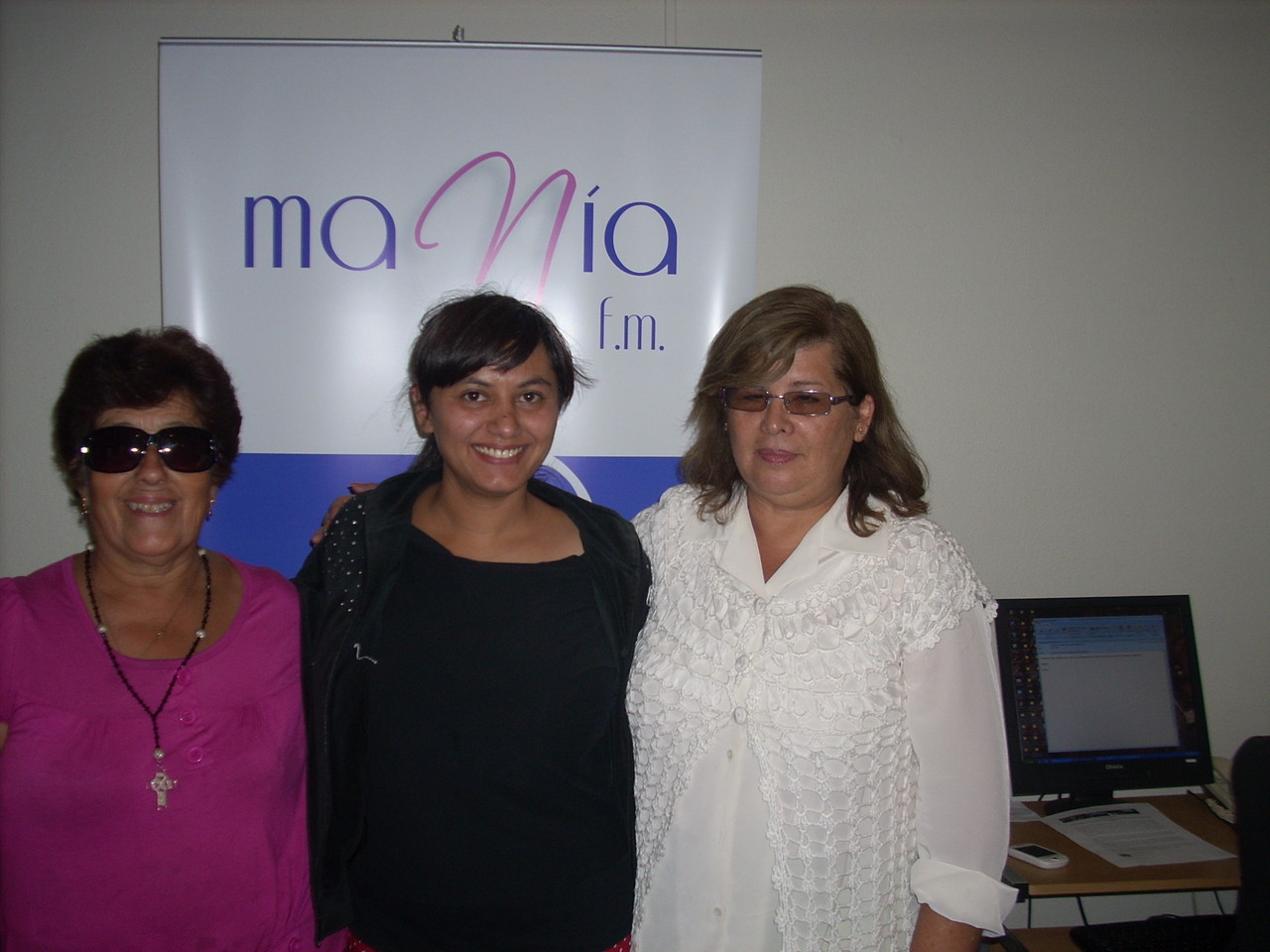 Visita a Radio Manía FM año 2012