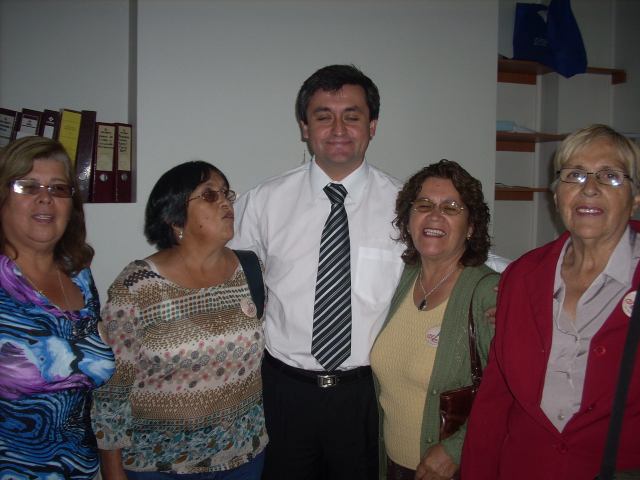 Visita a Jefe Zonal La Araucana año 2012