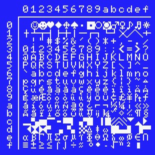 フォント・キャラクター - MSX JAPAN· フォント・キャラクター - MSX JAPAN·