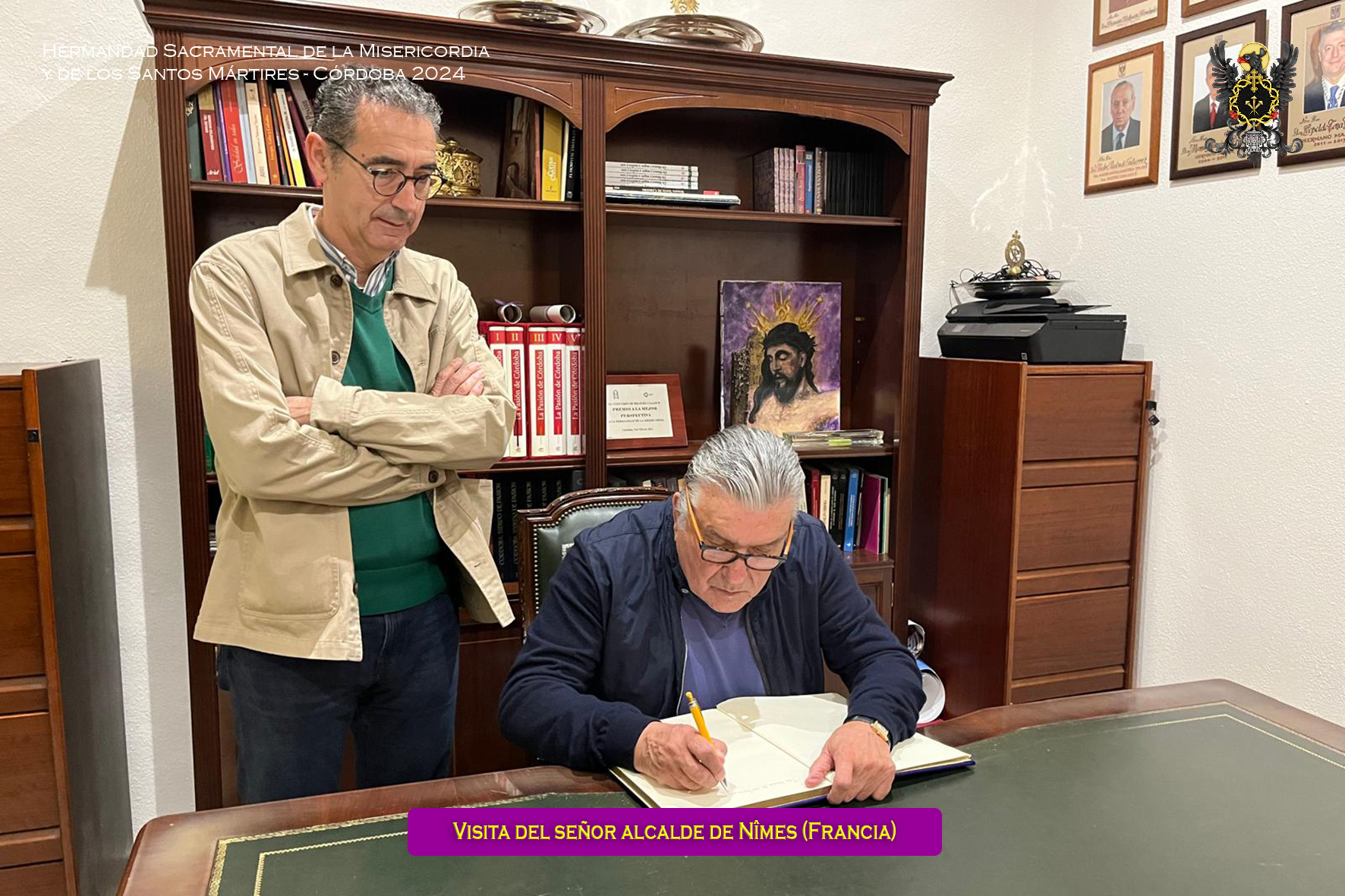 Visita del señor alcalde de Nîmes (Francia)