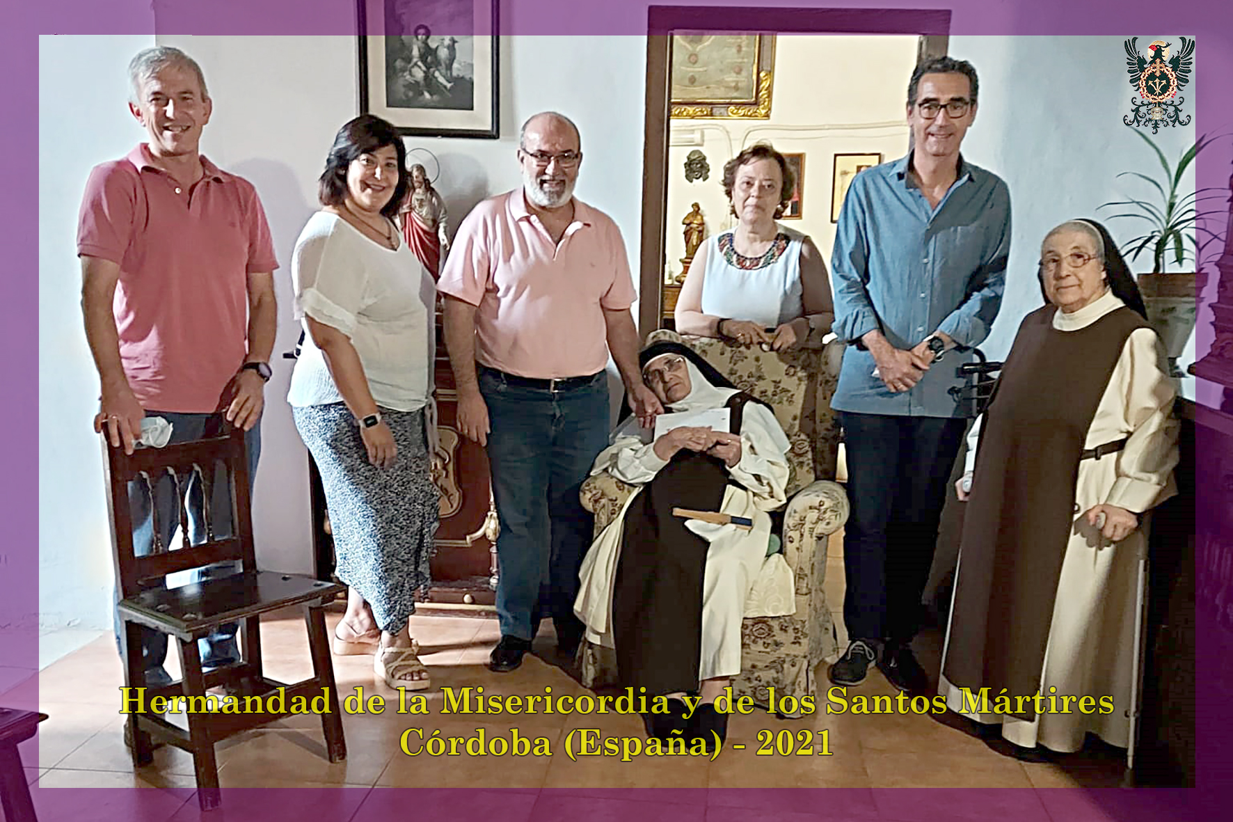 La Vocalía de Caridad entrega 2.200 euros a las monjas de Santa Marta