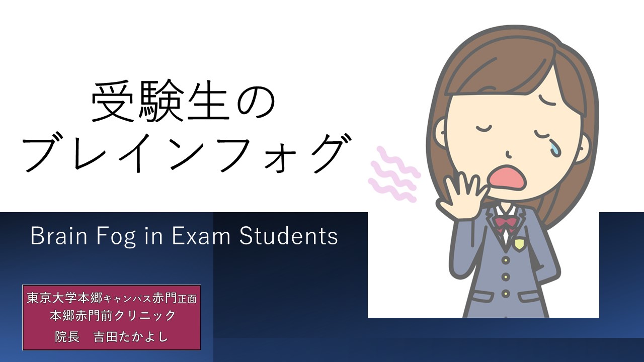 受験生のブレインフォグ 頭に霧がかかり勉強できない！ - 受験