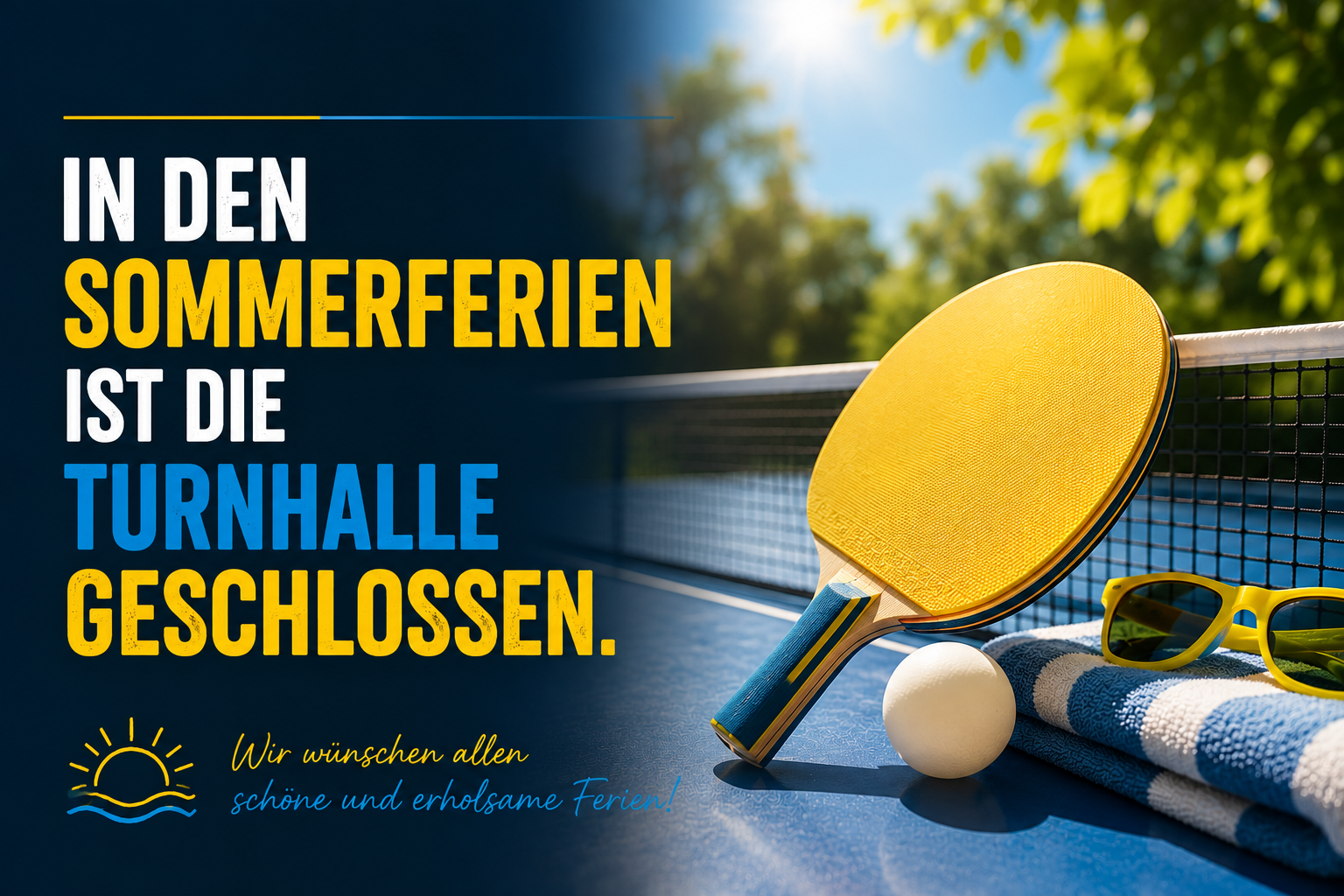 Wichtige Information zum Training