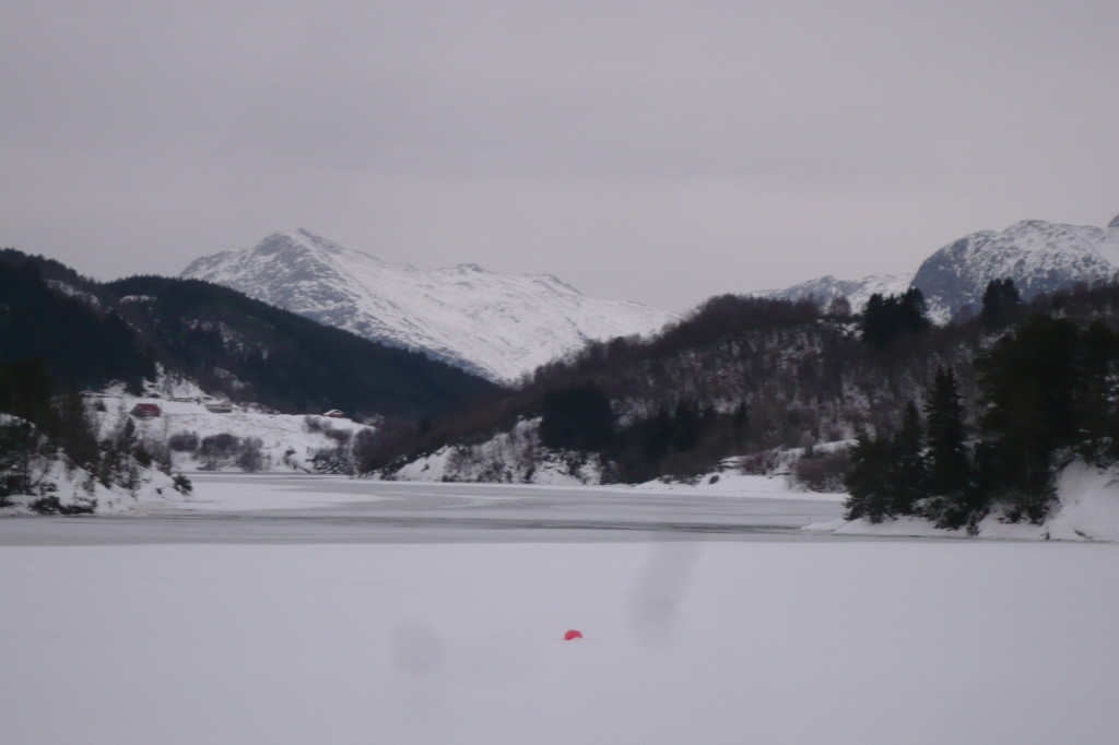 Jeden Morgen ein anderes Bild - Flekkefjord im Winter