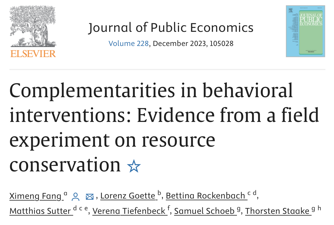 Article on digital behavioral interventions published in Journal of Public Economics