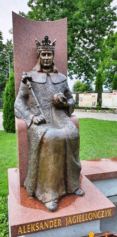 Mielnik, pomnik króla Aleksandra Jagiellończyka