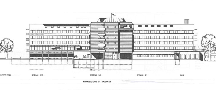 Planung als angestellter Architekt in Teamarbeit: KKH Landsberg am Lech, 3.BA
