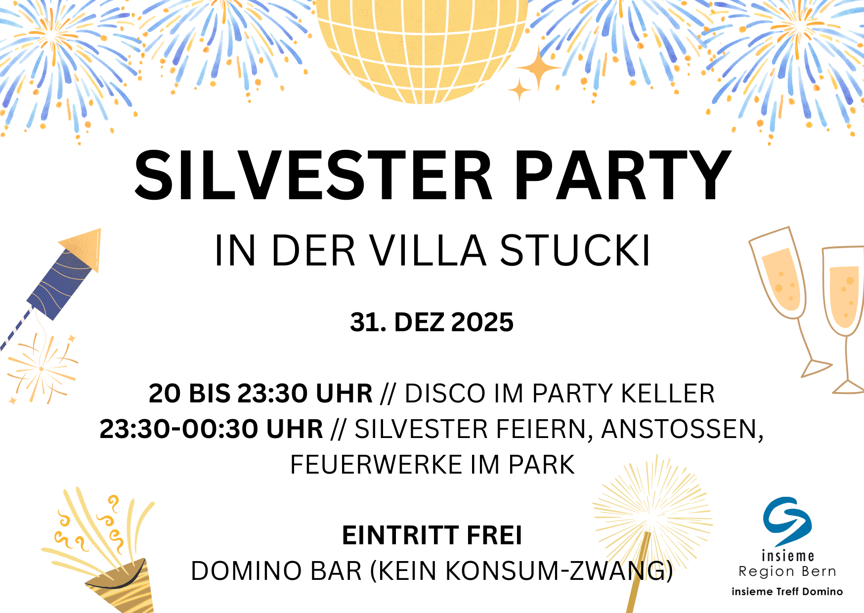 Silvester Party im Domino
