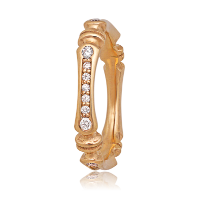 Alliance aus der Gremlin Schmuckkollektion in Rotgold mit Brillanten