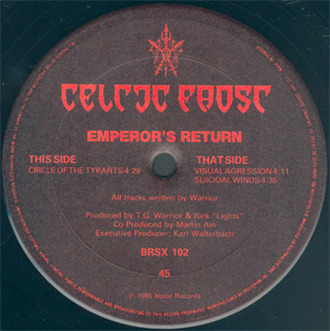 BRSX 102 - Celtic Frost - Emperor's Return - Banzai Records