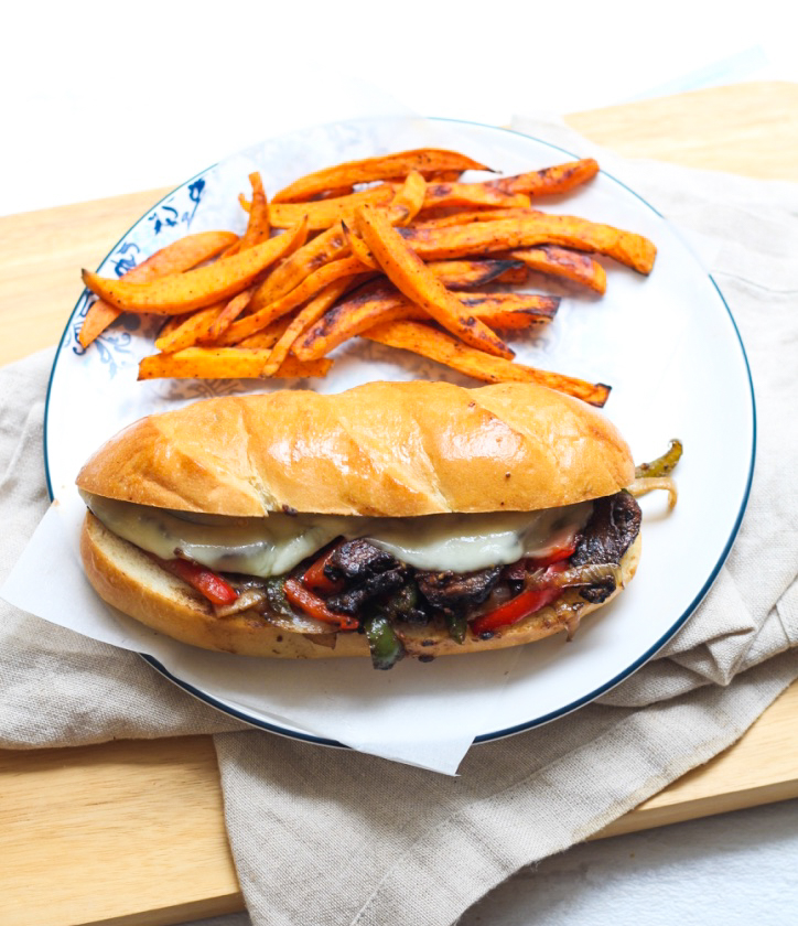 Mushroom Philly Cheesesteak Sandwiches Homemade Nutrition Nutrition