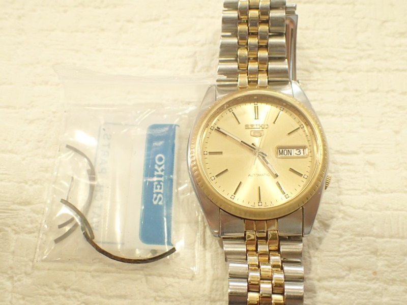 【オーバーホール済】SEIKO5 自動巻き時計 rectangle_large_type_2_a2bef38