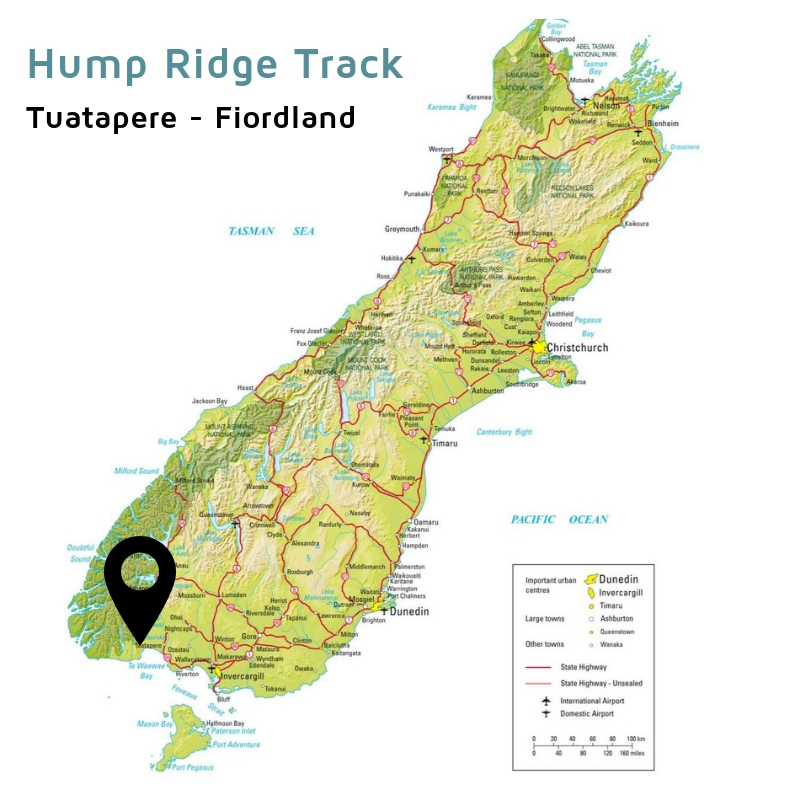 Hump Ridge Track 3day guided walk Tuatapere Fiordland National