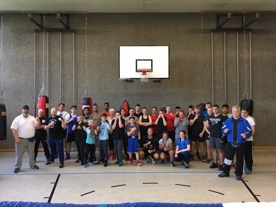 Gemeinsames Training mit dem 1. Box-Club Homburg/Saar und dem SSV Wellesweiler Boxen 