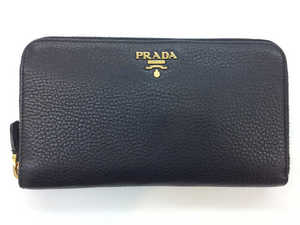 PRADA　プラダ　ラウンドファスナー財布