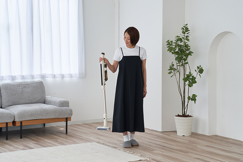 掃除も持ち運びも楽々の軽量設計