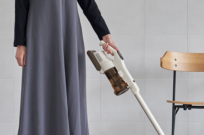 握りやすいグリップ