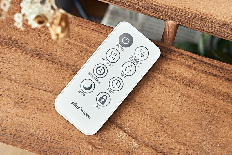 便利なリモコン付き