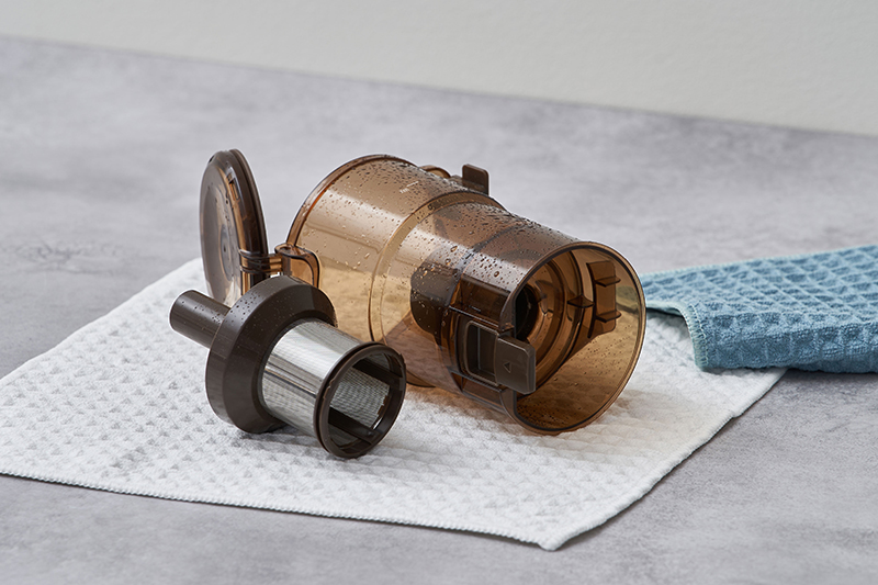 水洗いできるダストカップ