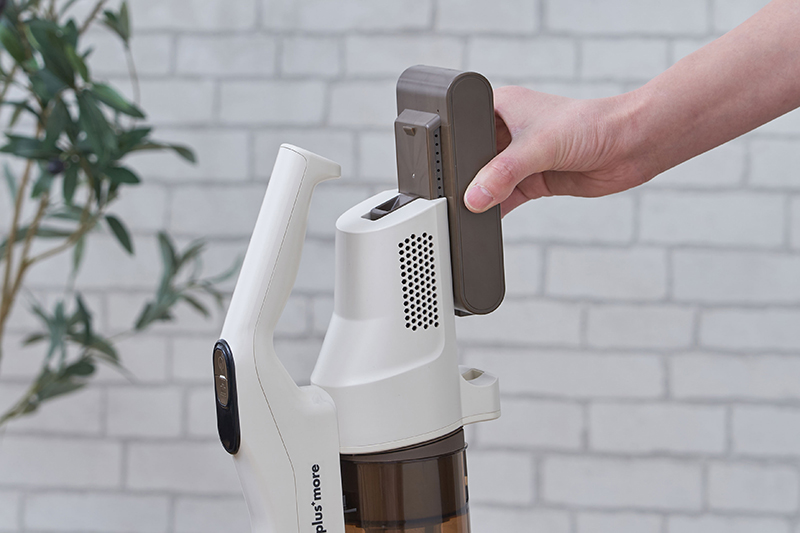 便利な着脱式バッテリー