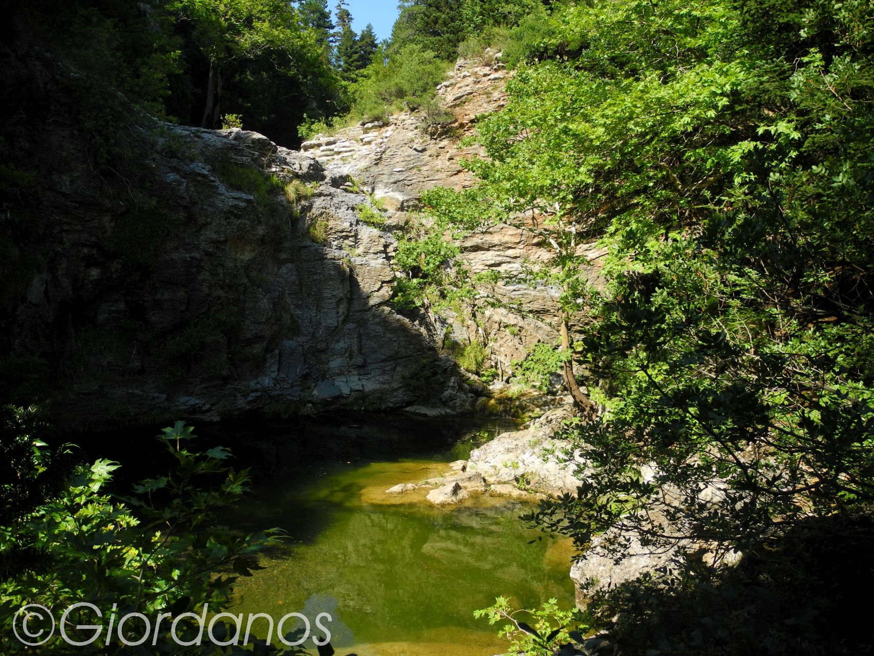 Drimonas Evia Griechenland-traumhafte Natur rund um die Wasserfälle
