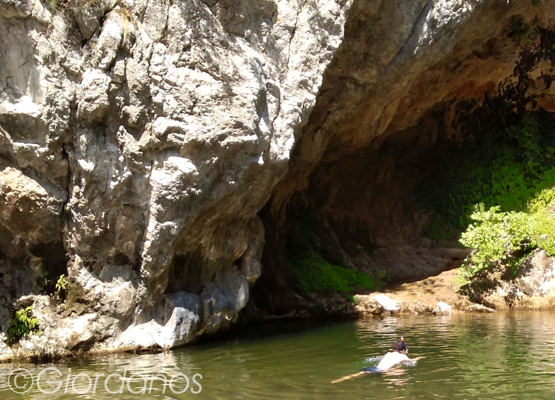Drimonas Evia Griechenland-Wasserfall 1