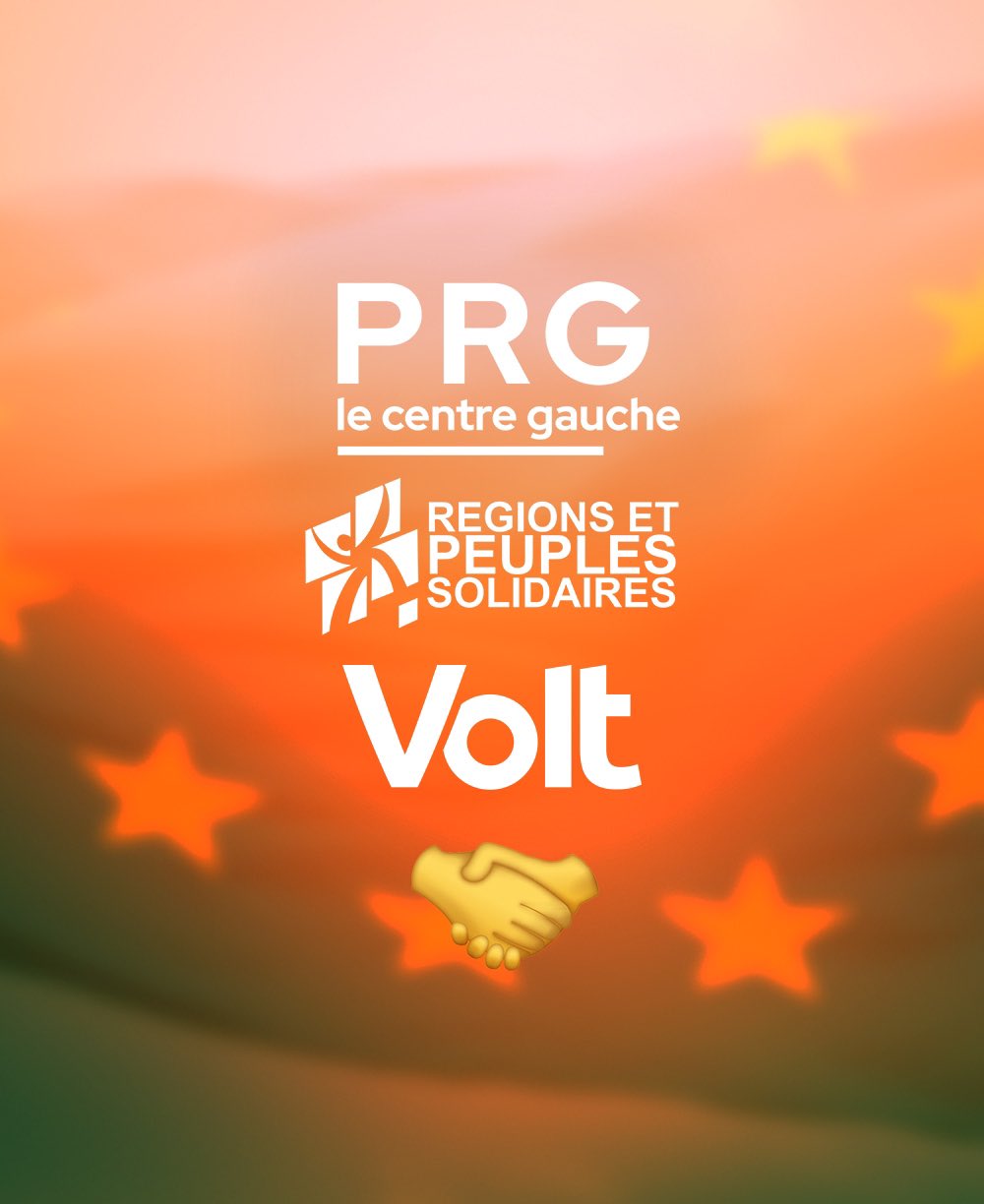 Le PRG, les régionalistes de R&PS et Volt France renforcent la coalition pour l’Europe et les territoires