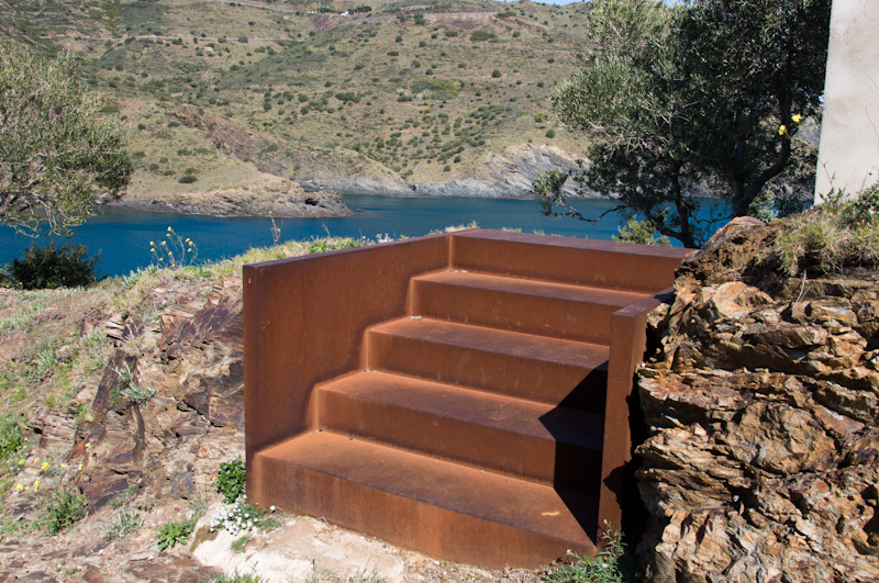 mémorial / monument en mémoire de Walter Benjamin, Dany Karavan, Portbou, 1990-1994