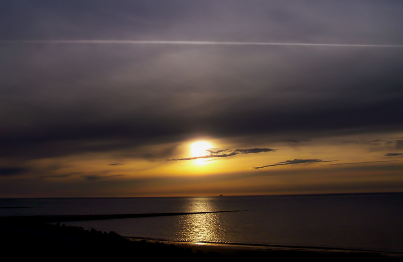 Ein Tag am Meer geht zu Ende