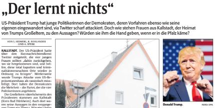 Zeitungsausschnitt aus der RHEINPFALZ vom 19.07.19