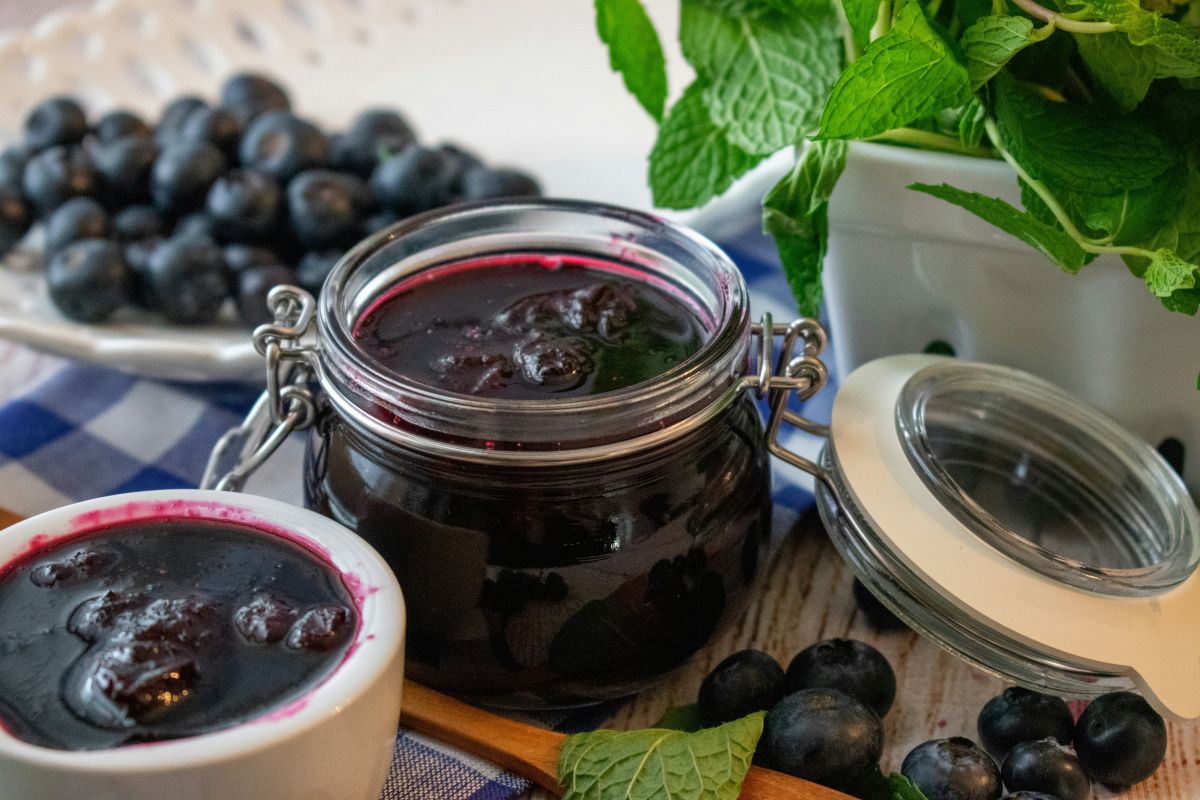 Snelle bosbessenchutney
