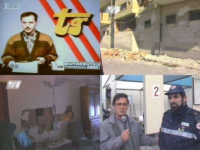 Terremoto 1990 a Siracusa, ed. speciale Tg Tele1 tris-sr.