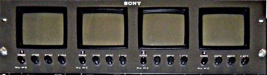 Sony PVM-400 i primi monitor utilizzati da Tele1-tris.