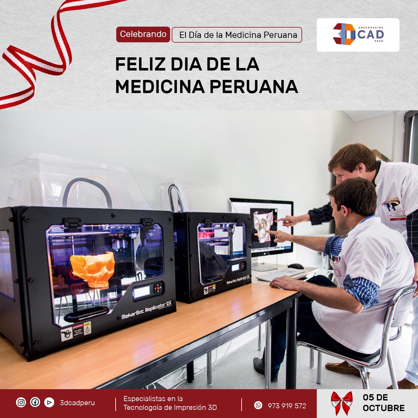 La Impresión 3D  en la Medicina y su aplicación en el Perú