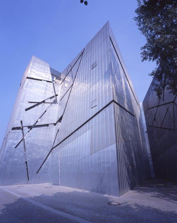 Libeskind-Bau Fassadendetail. © Jüdisches Museum Berlin / Foto: Jens Ziehe