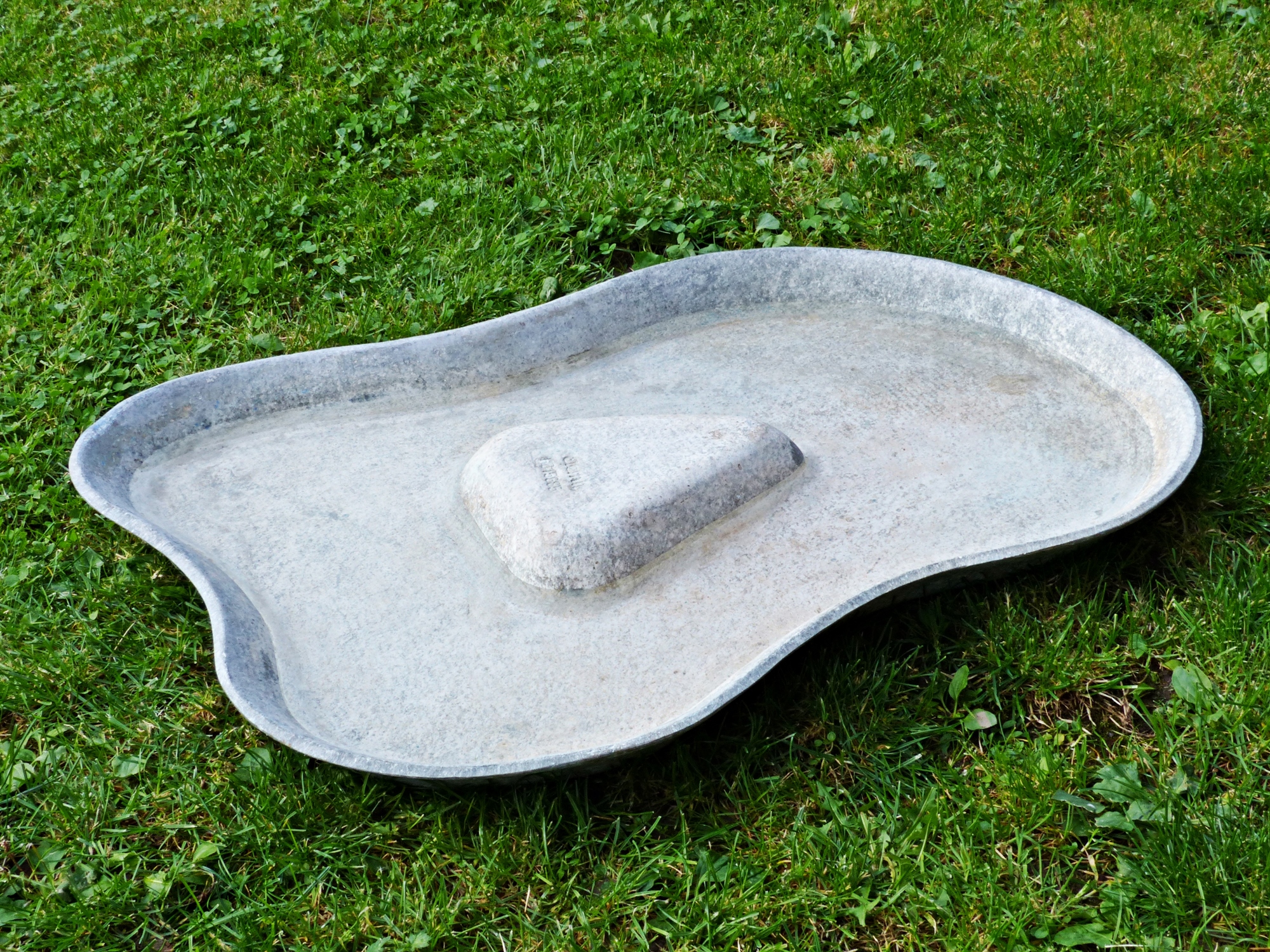 Eternit Faserzement Vogelbad Design Willy Guhl (CH) Vintage Concrete Birds Bath