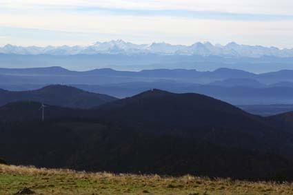 Alpensicht vom Belchen